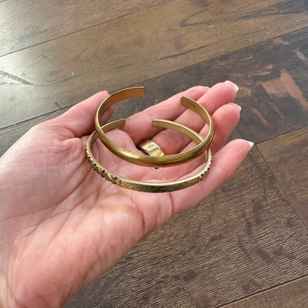 Bronze Bangle Bracelets